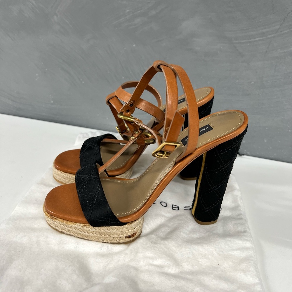 Marc Jacobs Black/Brown Platform Sandals